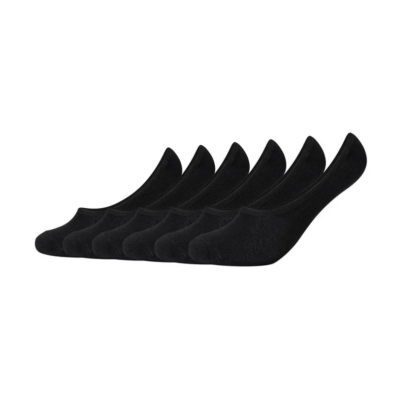 s.Oliver 6er-Set Invisible Socks schwarz