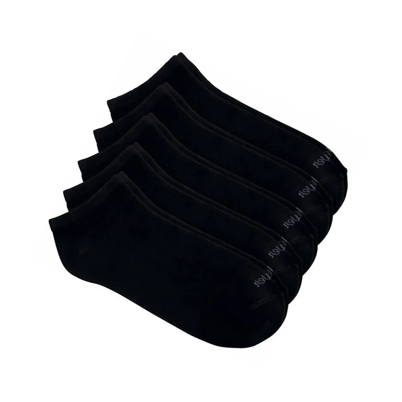 s.Oliver 5er Set Sneakersocken schwarz
