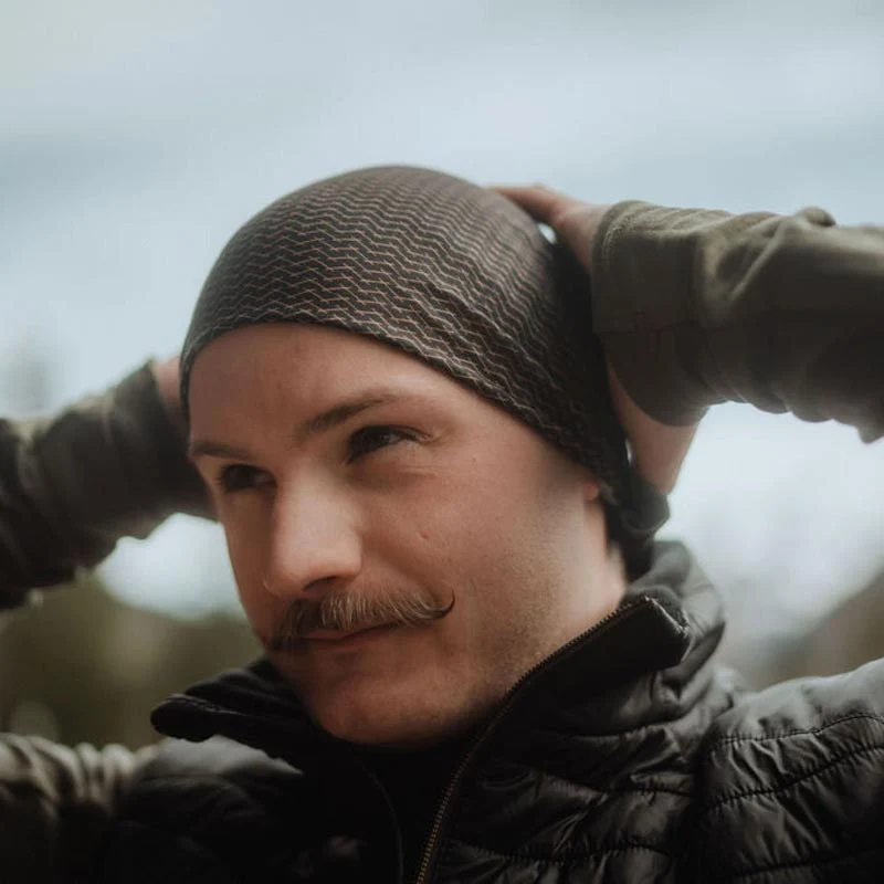 Neckwarmer - Cool Light black gradient