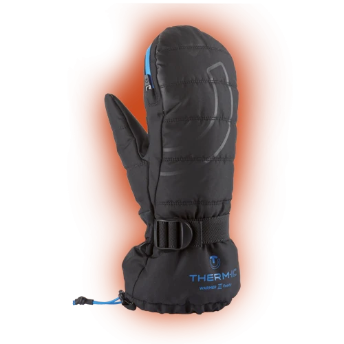 Ski mittens with warmer pocket - Warmer Ready blue