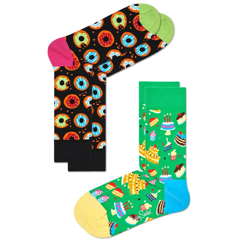 Happy Socks 2er Set bunte Damensocken Sweet Sins