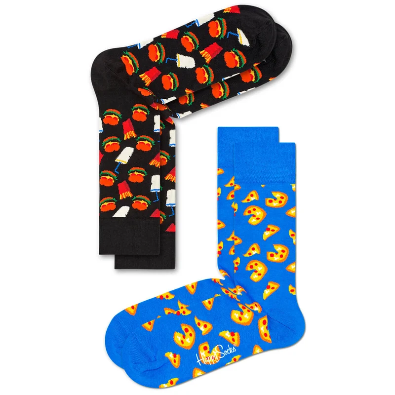 Happy Socks 2er Set bunte Herrensocken Favourite Food