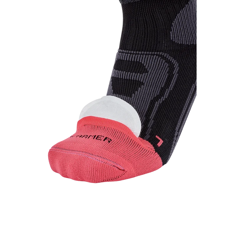 Ski socks with warmer pocket - Warmer Ready Junior pink