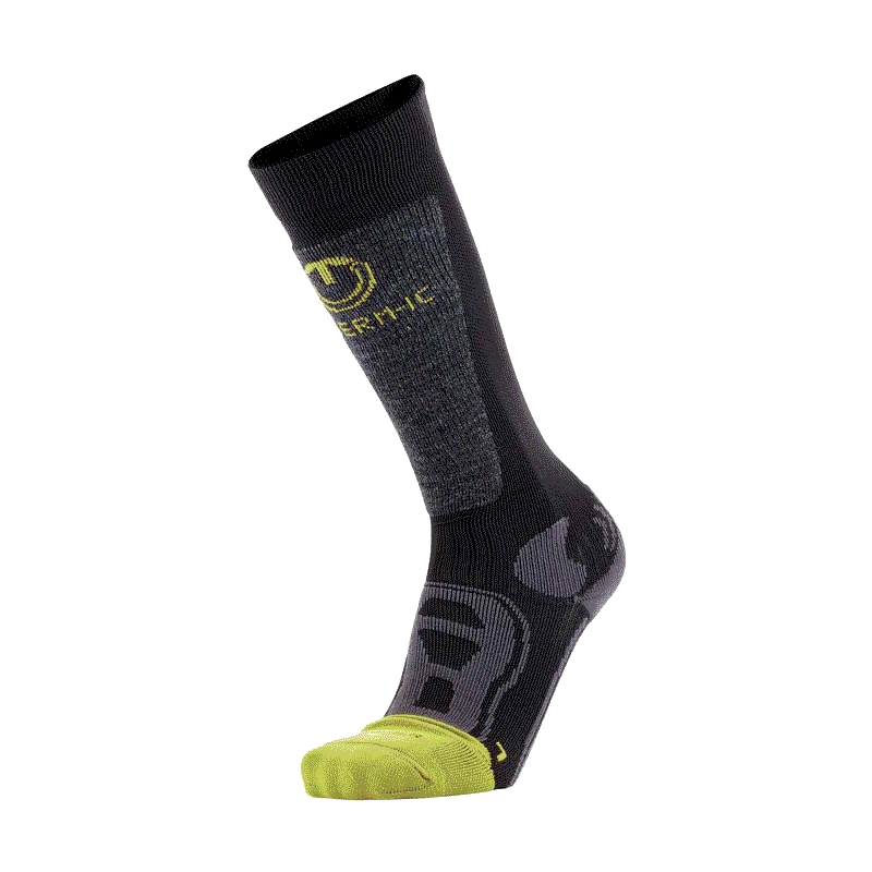 Ski socks with warmer pocket - Warmer Ready green