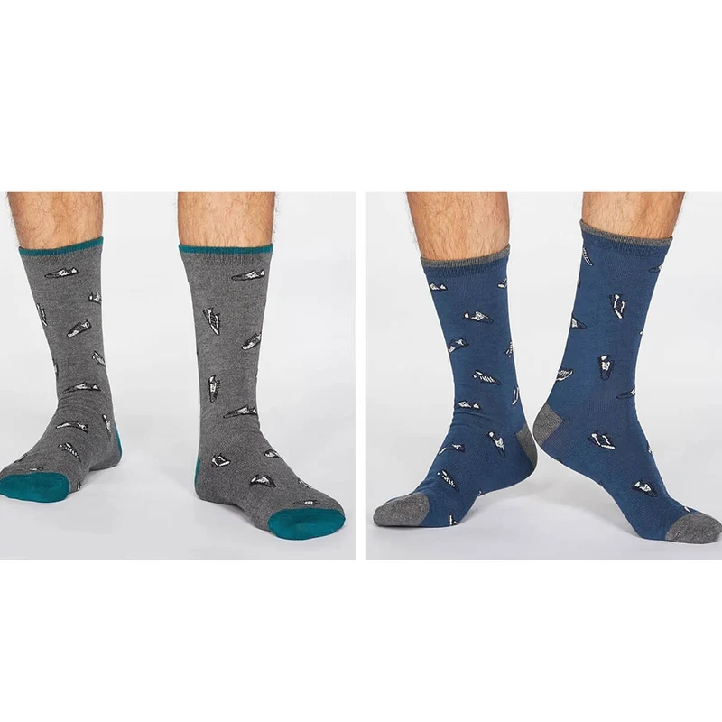 Thought 2er Set Herrensocken Bambus Joshua Muster Sneaker