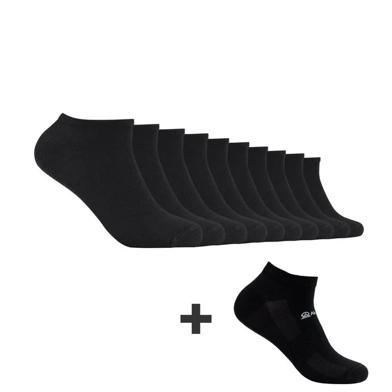 s.Oliver 10+1 Sneakersocken schwarz
