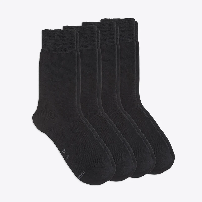 s.Oliver 4er Set Socken schwarz