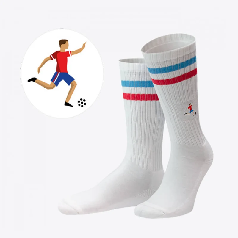 Von Jungfeld Sportsocken Retro Herren Design Fußballspieler
