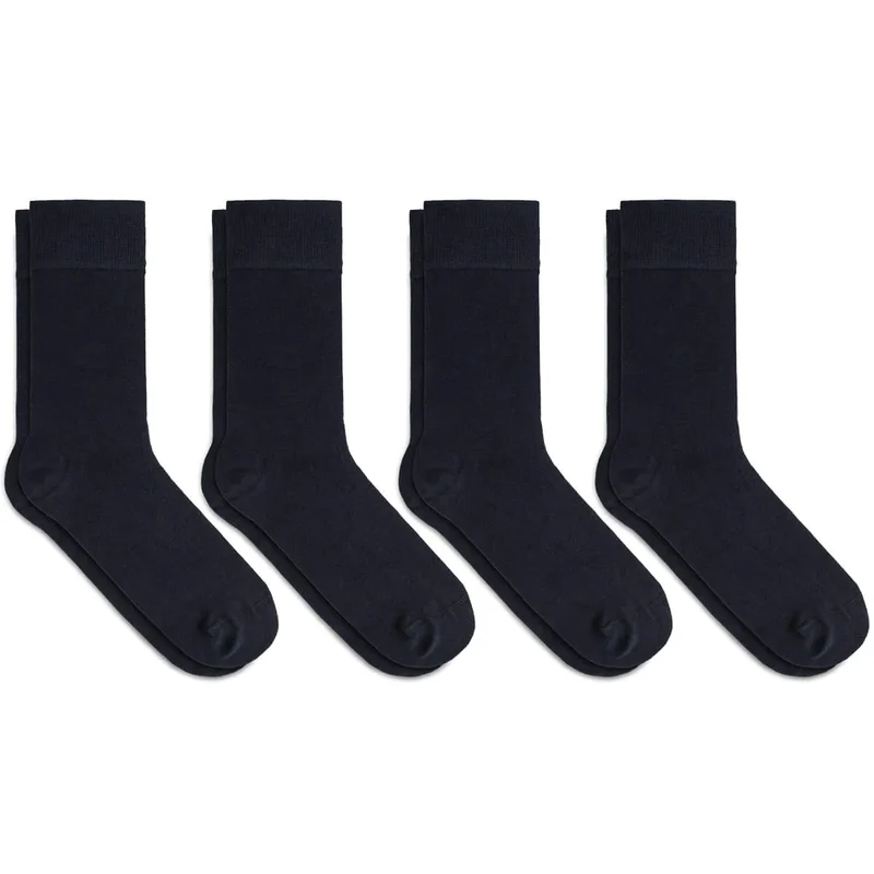 Asaka Set 4 Boxer & Socken Bambus Navy