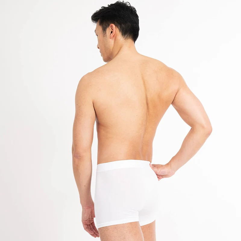 Asaka 4er-Pack Boxer Bambus Navy & Weiß