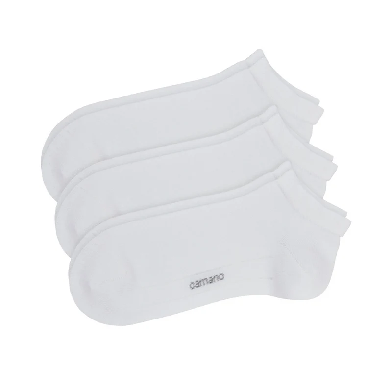 Camano 3er Set Sneakersocken weiß