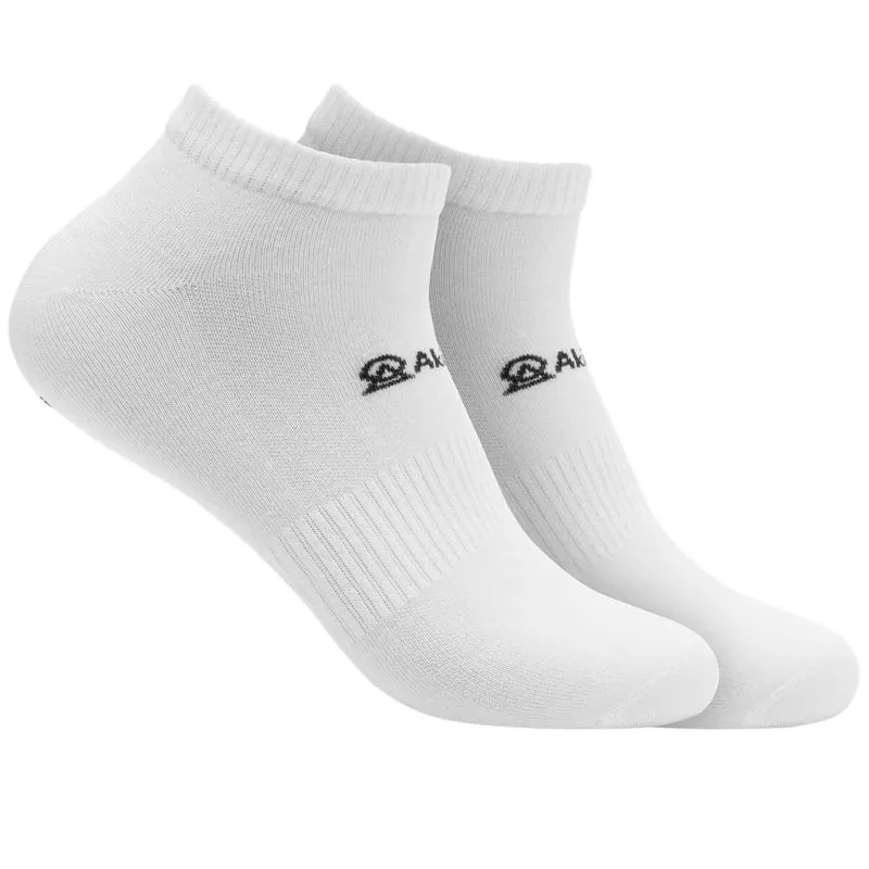 Asaka 12er-Pack Sneakersocken Bambus Weiß A+ Fiber®