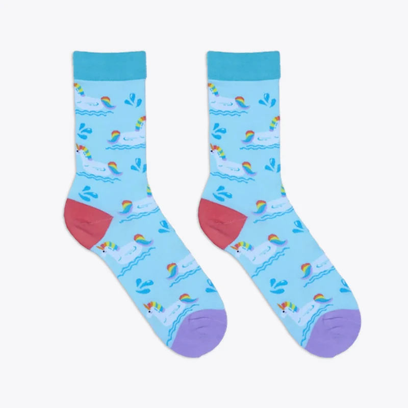 Fun Socks Damensocken Einhörner