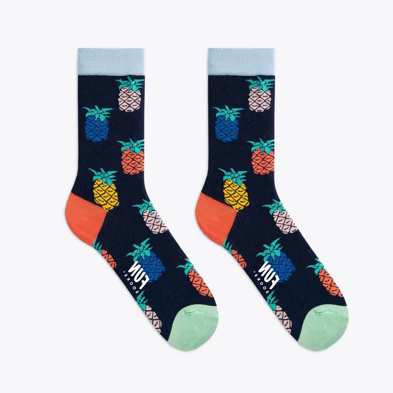 Fun Socks Damensocken Ananas