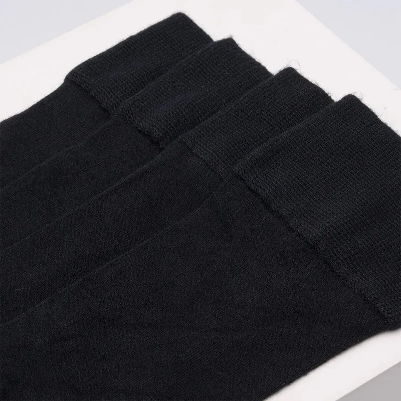 Asaka Set 4 Socken & Unterhemden Bambus schwarz