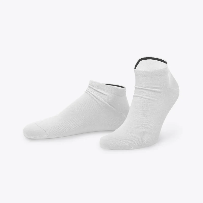Von Jungfeld Himalaya 2er Set Invisible Socks Herren Weiß
