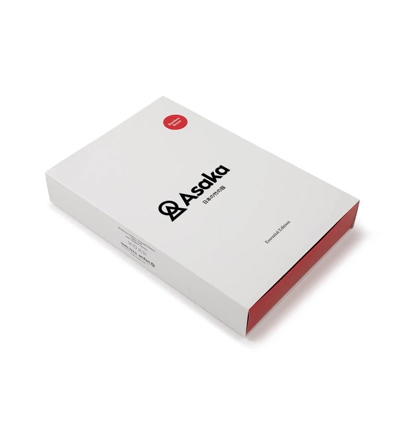 Asaka 4er-Pack Unterhemden Bambus Navy & Weiß