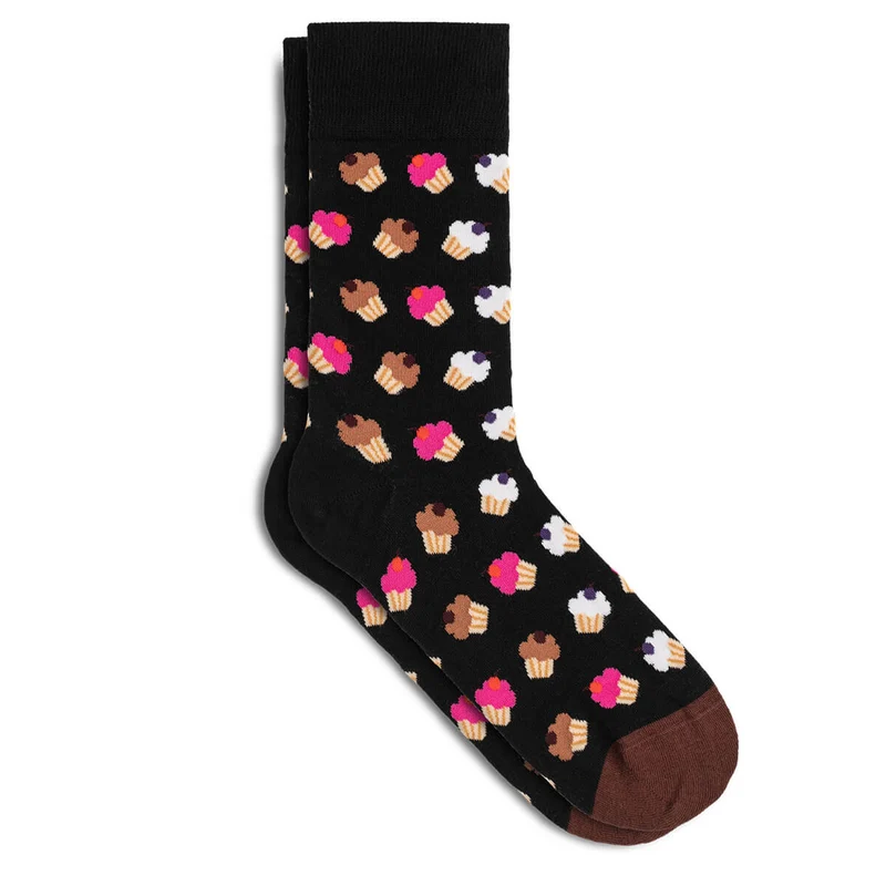 Bale® lustige Damensocken Muster Cupcakes