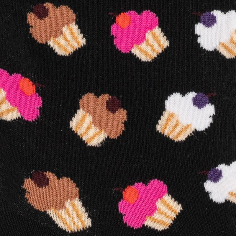 Bale® lustige Damensocken Muster Cupcakes