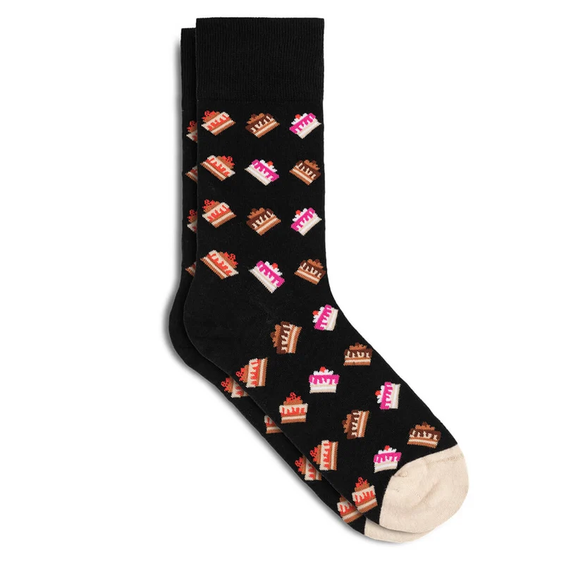 Bale® lustige Damensocken Muster Torten & Kuchen