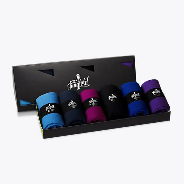 Von Jungfeld Geschenkbox Herrensocken Sechser im Lotto