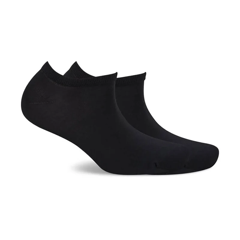 s.Oliver 2er Set Sneakersocken Silky Touch Damen Zellulosefaser schwarz