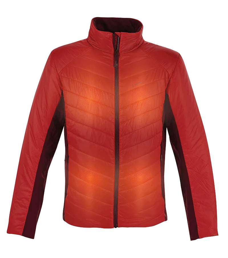 Heated jacket - Powerjacket Speed men red