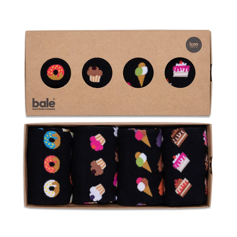 Bale® 4 lustige Damensocken Sweet Sins