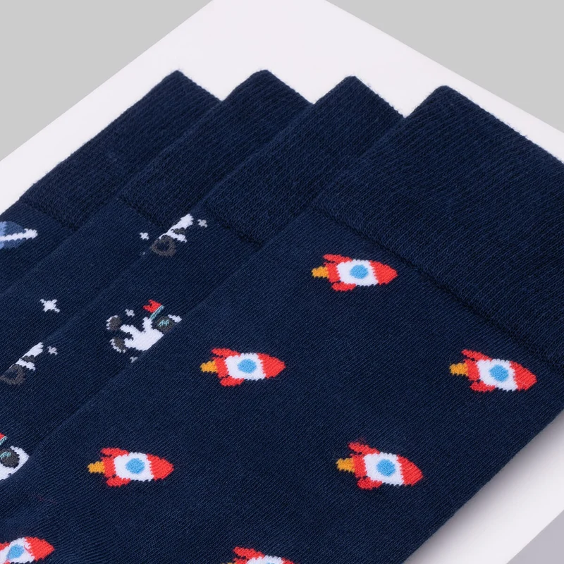 Bale® 4 lustige Herrensocken Outer Space