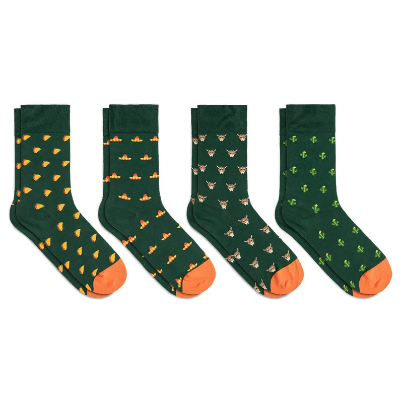 Bale® 4 lustige Herrensocken Viva Mexico