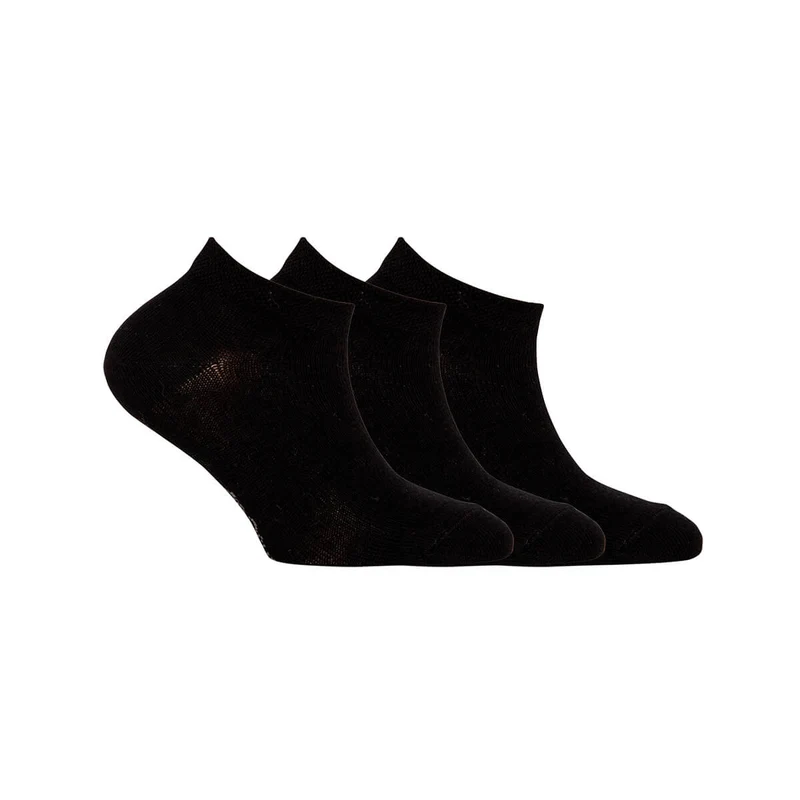 Ewers 3er Pack Sneakersocken schwarz