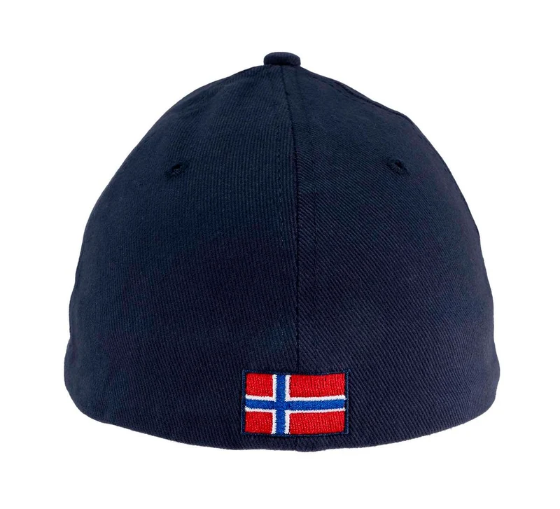 Cap mit Stickerei "Norway" und norwegischer Flagge - Dunkelblau