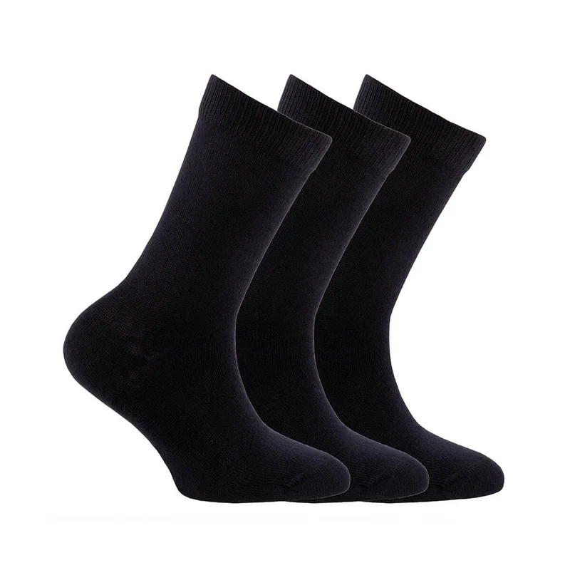 Ewers 3er Pack Baumwollsocken schwarz