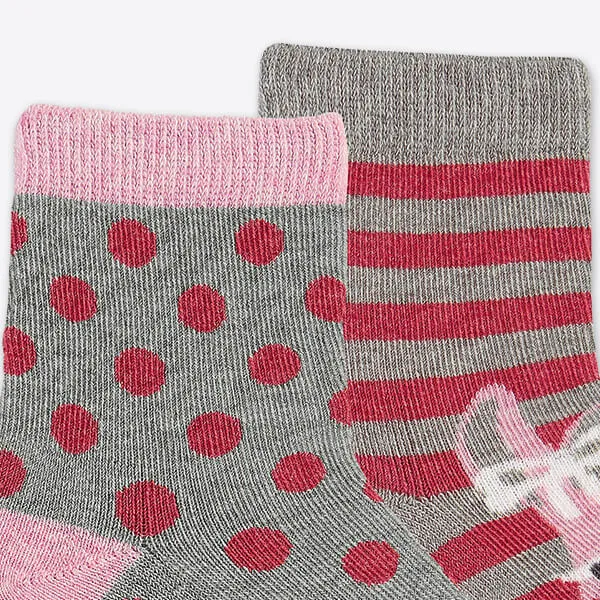 Sterntaler 2er Pack ABS Babysocken gepunktet Lama Motiv rosa pink Mädchen