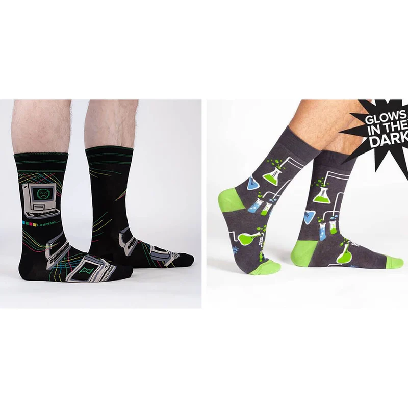 Sock It to Me Motivsocken Herren 2er Set Geek Feelings