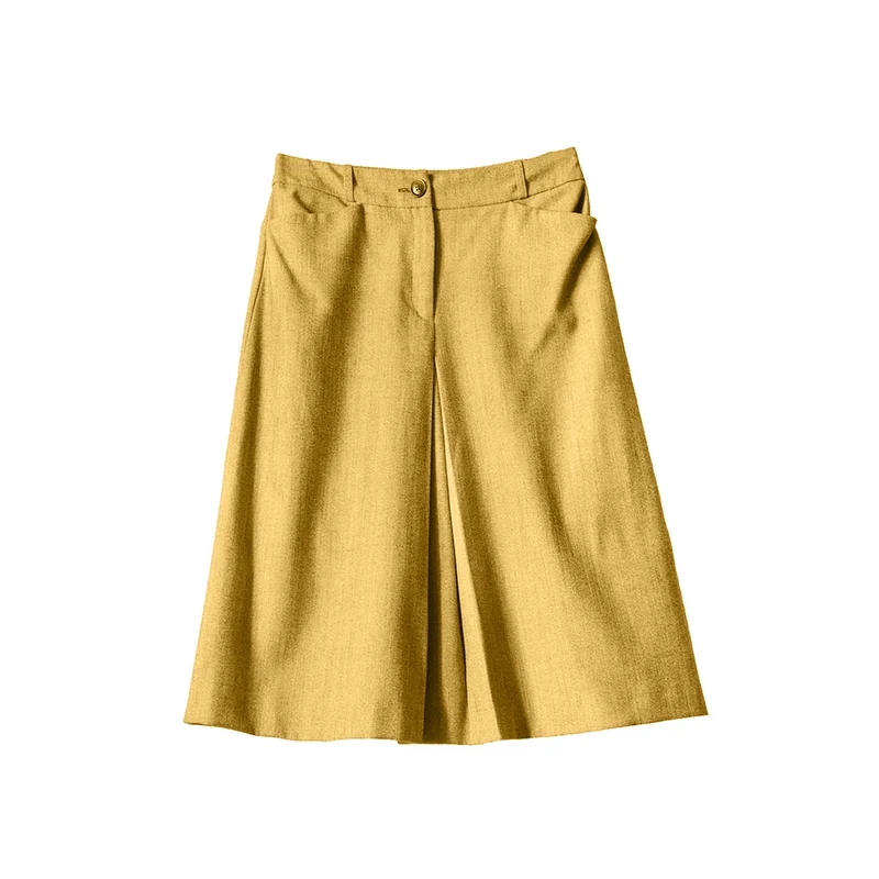 Plain Front Skirt