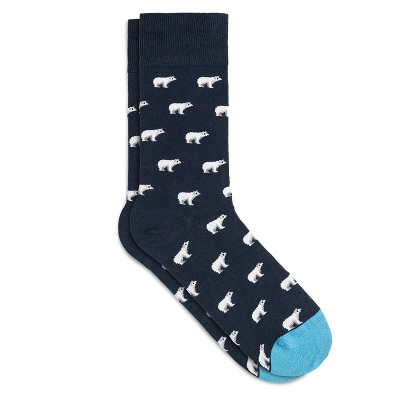 Bale® 2er-Set lustige Herrensocken Eisbären & Albatrosse