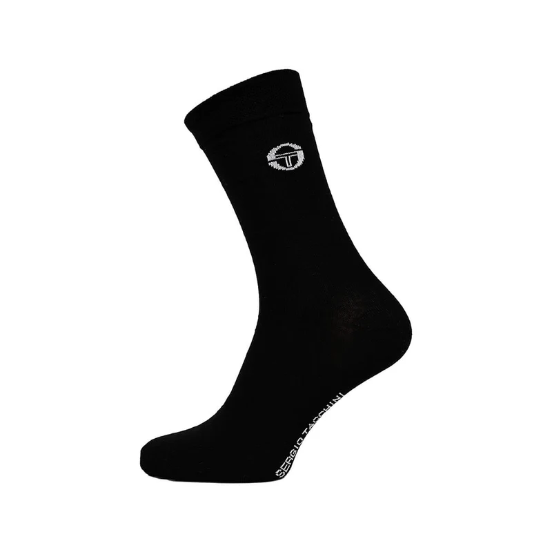 Sergio Tacchini 3er Pack schwarze Viertelsocken Herren