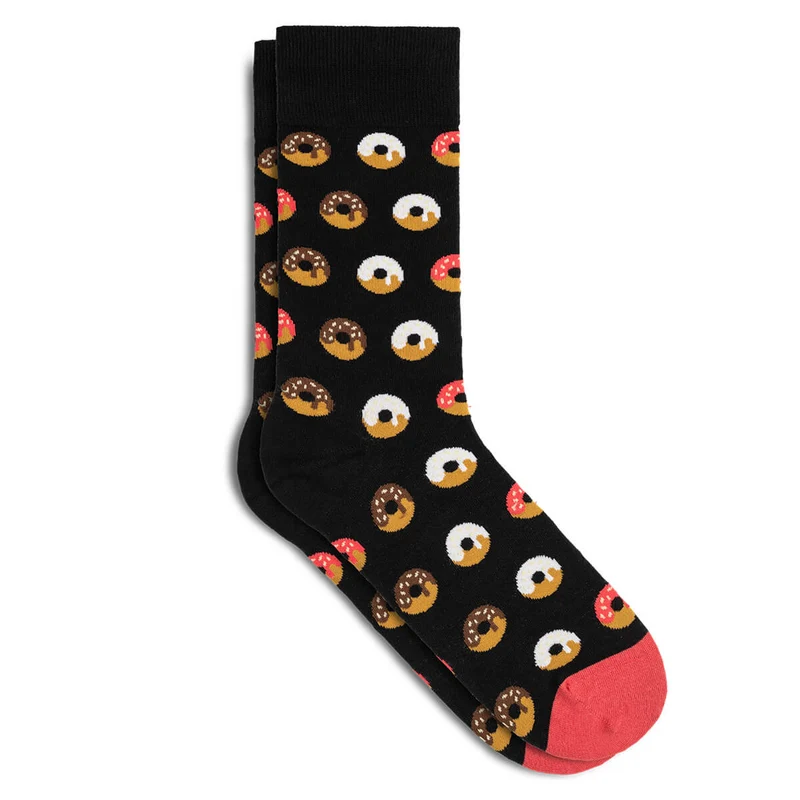 Bale® 2er-Set lustige Herrensocken Hotdogs & Donuts