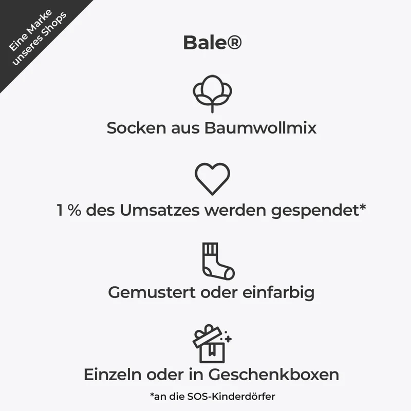 Bale® 2er-Set Damensocken Donuts & Cupcakes