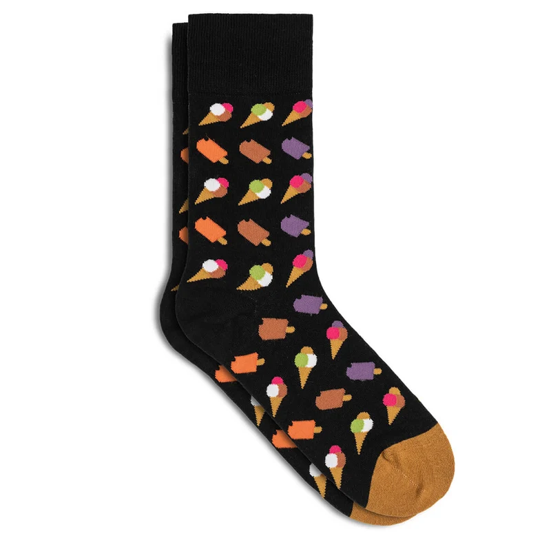 Bale® 2er-Set bunte Damensocken Torten & Eishörnchen