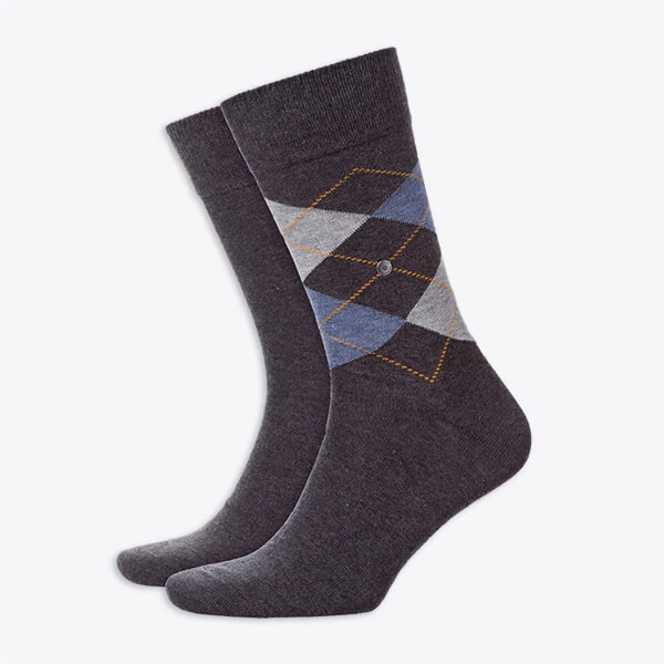 Burlington Herrensocken Everyday 2 Pack grau