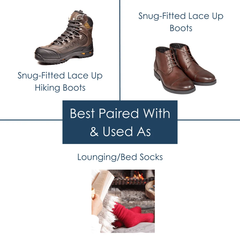 Wombat Loose Top Thick Merino/Hemp Hiking Sock