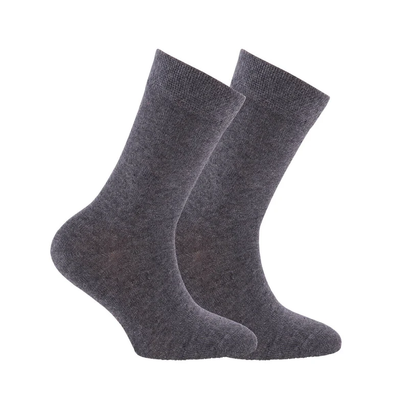 Ewers 2er Pack Baumwollsocken anthrazit