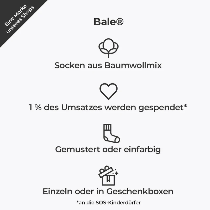 Bale® 4er-Mix bunte Motivsocken Herren 2