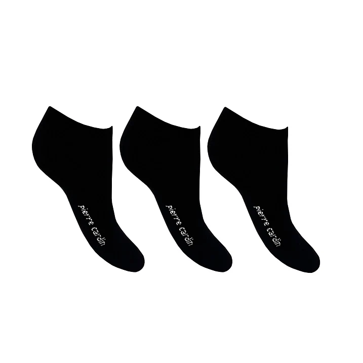 3PK LADIES PIERRE CARDIN LOGO TRAINER LINERS