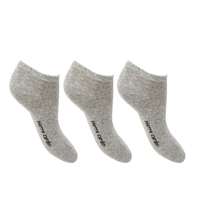 3PK LADIES PIERRE CARDIN LOGO TRAINER LINERS