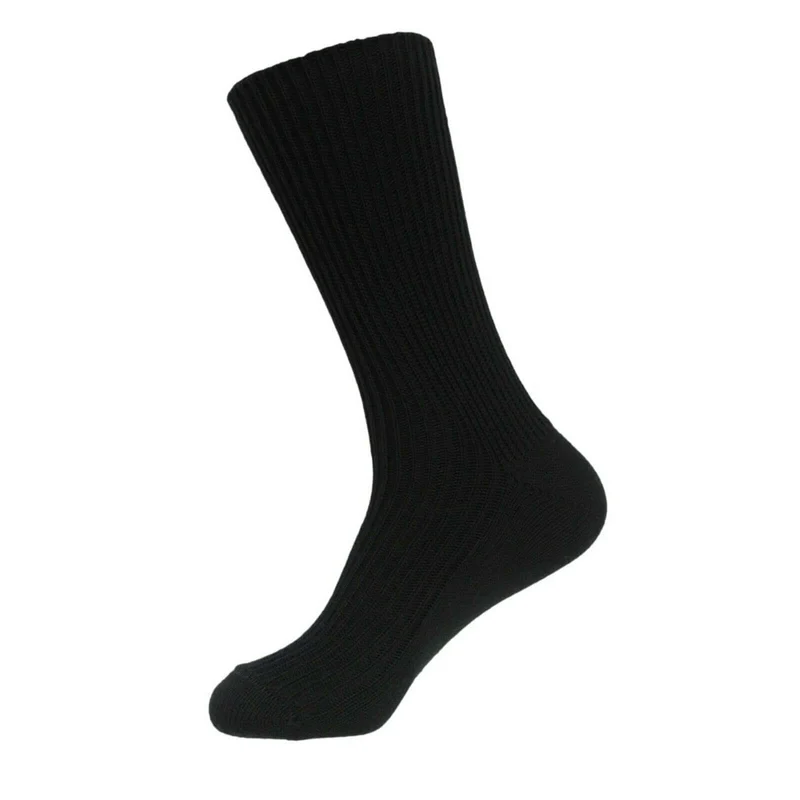 Otto Loose Top Ribbed Merino Wool Work Sock