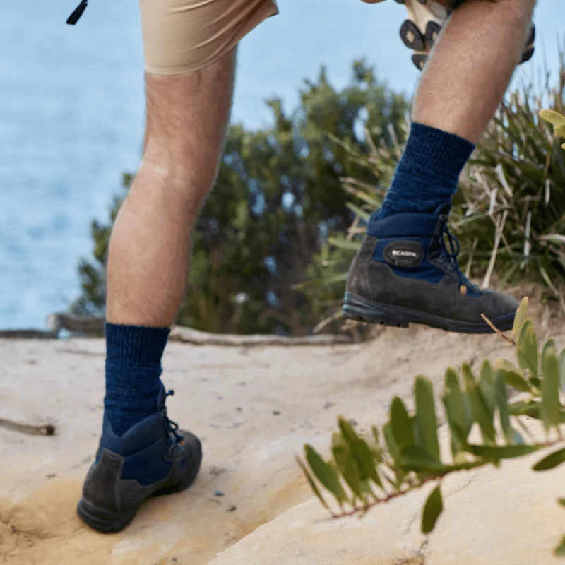 Max Loose Top Thick Merino Wool Hiking and Work Sock