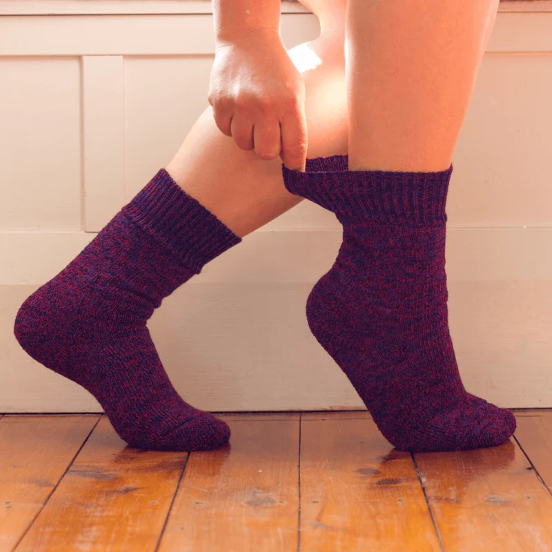 Max Loose Top Thick Merino Wool Hiking and Work Sock